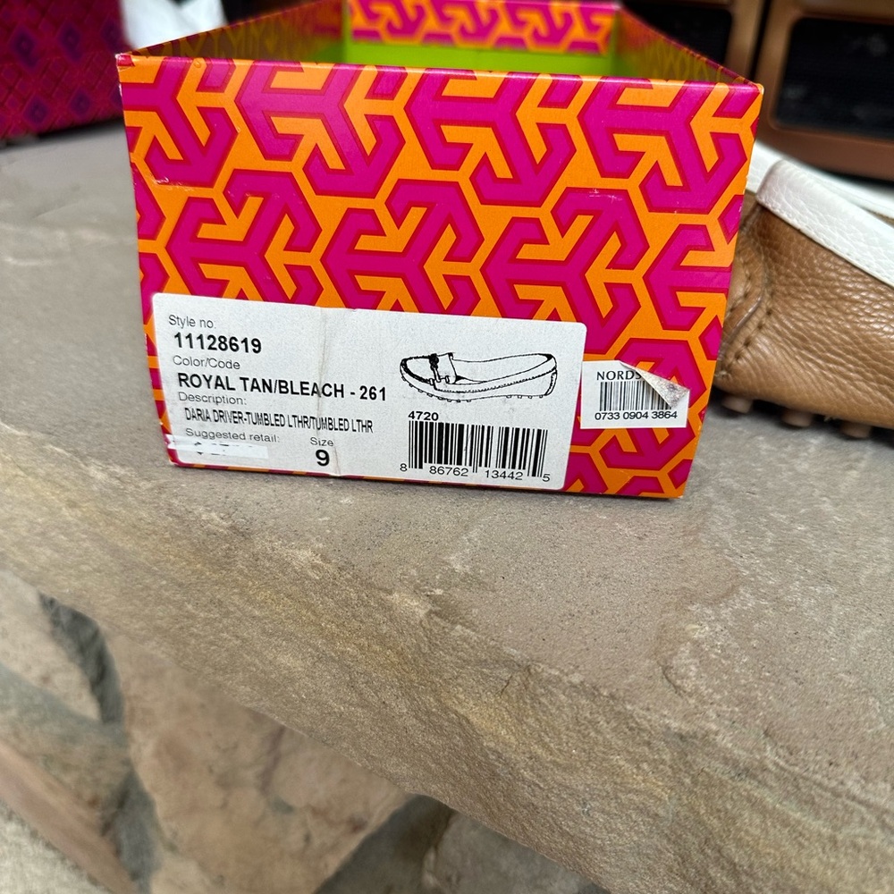 Tory Burch tan Driving Loafers - Picture 8 of 8